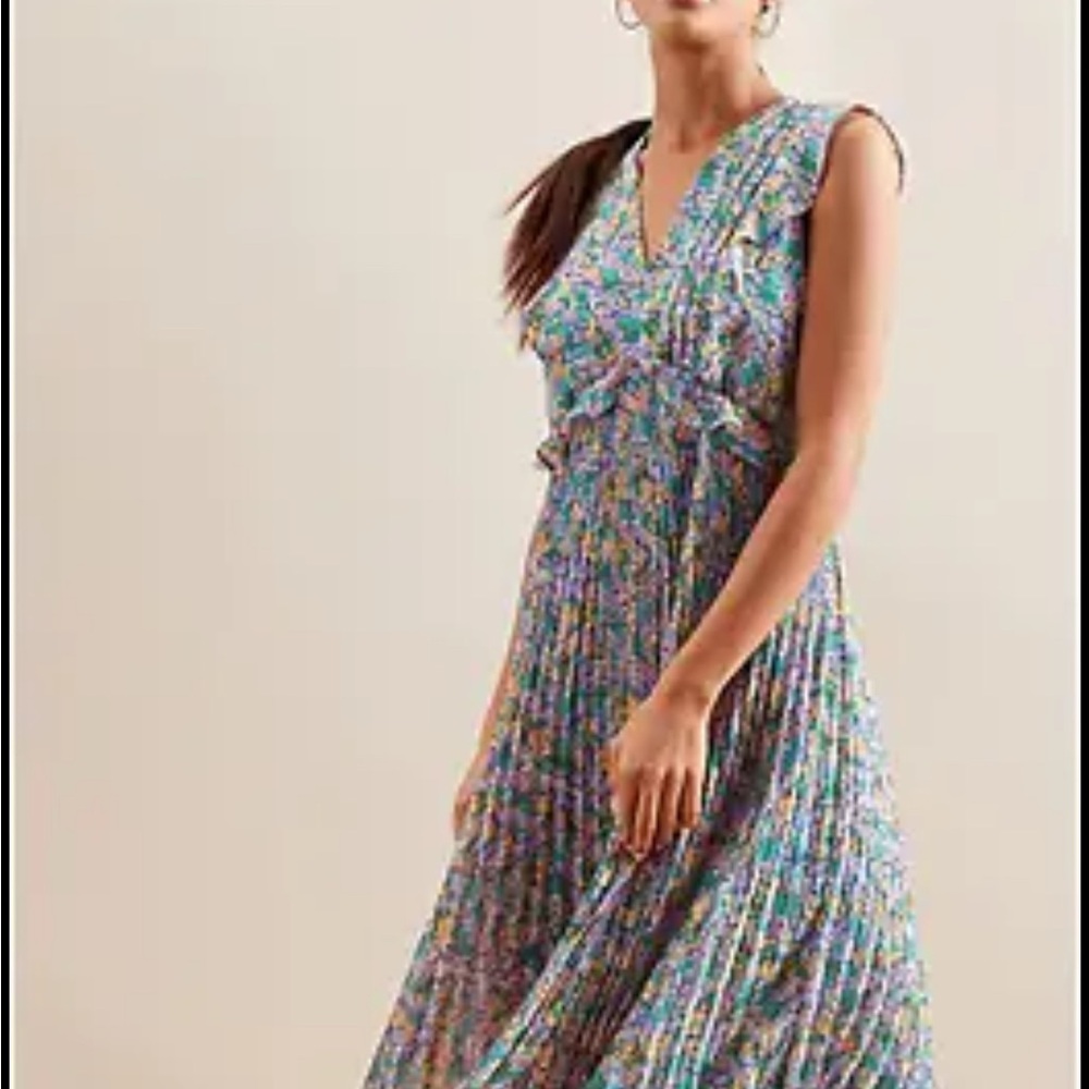NWT Banana Republic Flutter Sleeve Dress